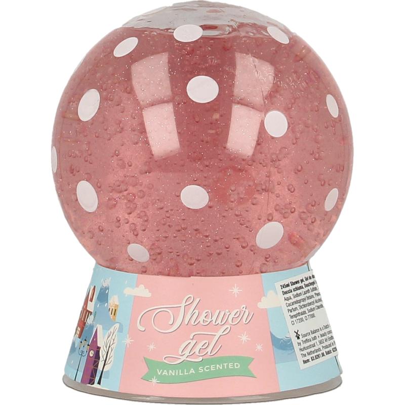 Merkloos Winter days badgeschenkset sneeuwbal 245ml