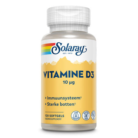 Solaray Vitamine D3 10mcg 120sft