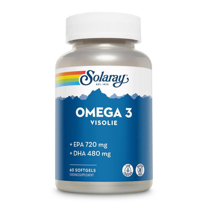 Solaray Omega 3 visolie 60sft