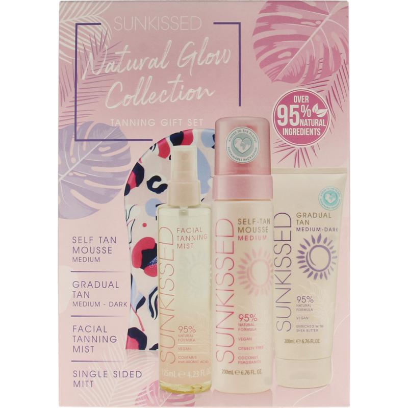 Sunkissed Natural glow medium tanning gift set 1set