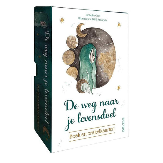 Deltas De weg naar je levensdoel boek en orakelkaarten 1set