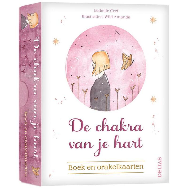 Deltas De chakra van je hart boek en orakelkaarten 1set