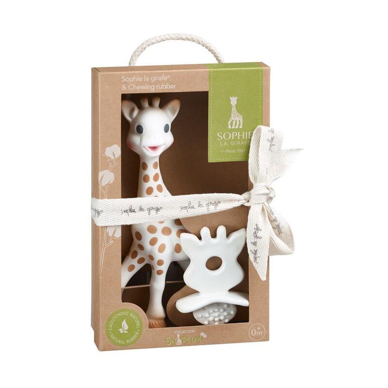 Sophie de Giraf So pure bijtspeeltje in geschenkdoosje met strik 1st