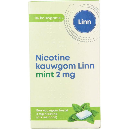 Linn Nicotine kauwgom 2mg mint 96st