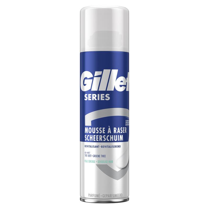 Gillette Scheerschuim met groene thee 250ml