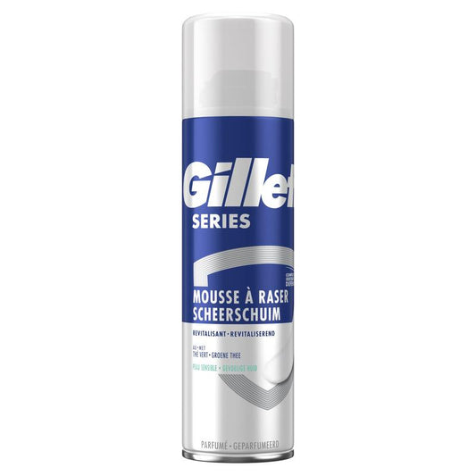Gillette Scheerschuim met groene thee 250ml