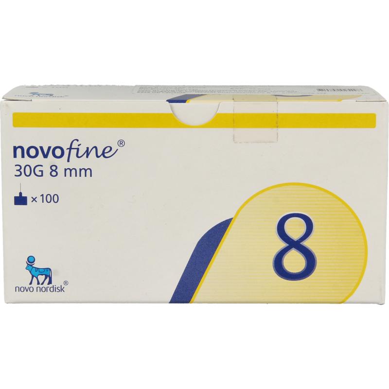 Novo Nordisk Novofine naalden 0.30 x 8 mm 30 gram 100st