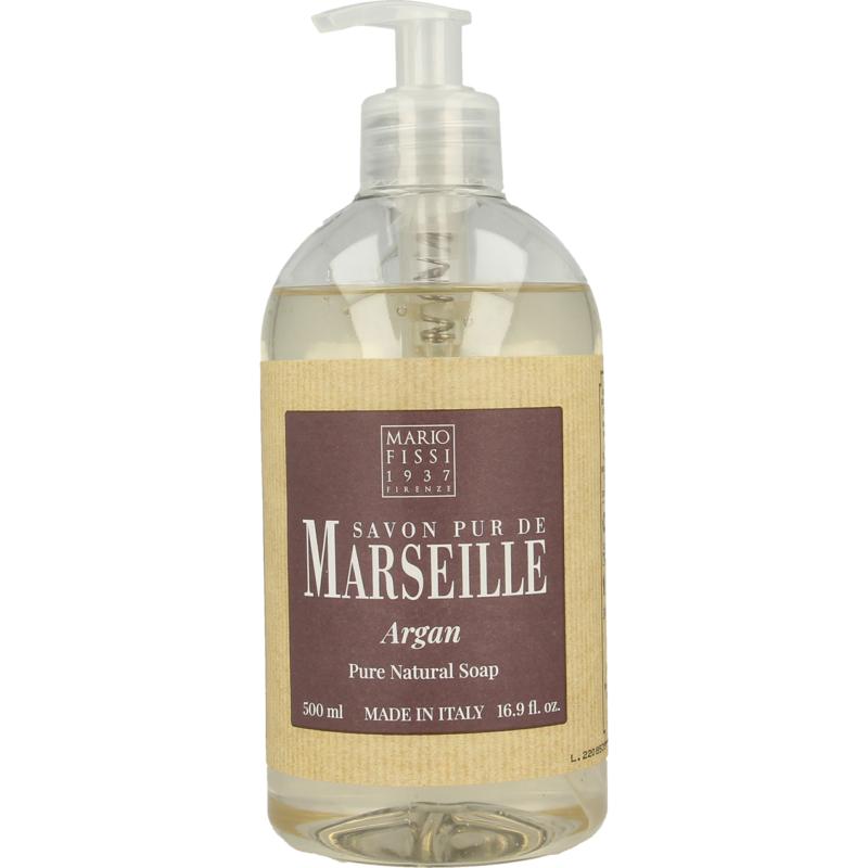 Marseille Zeep natuurlijk vloeibaar argan 500ml
