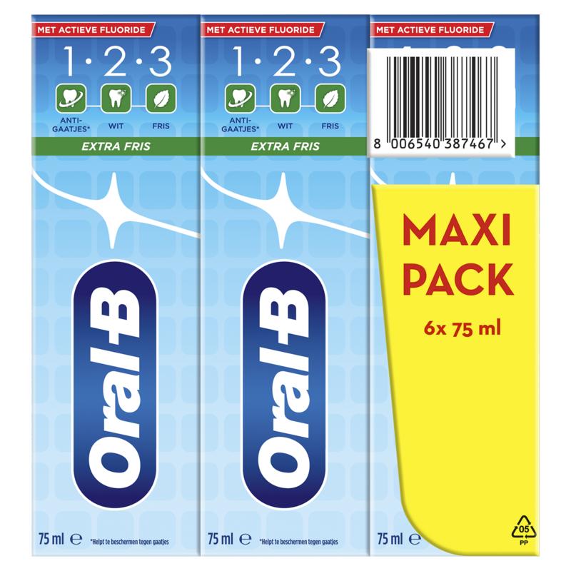 Oral B Tandpasta fresh 123 75ml