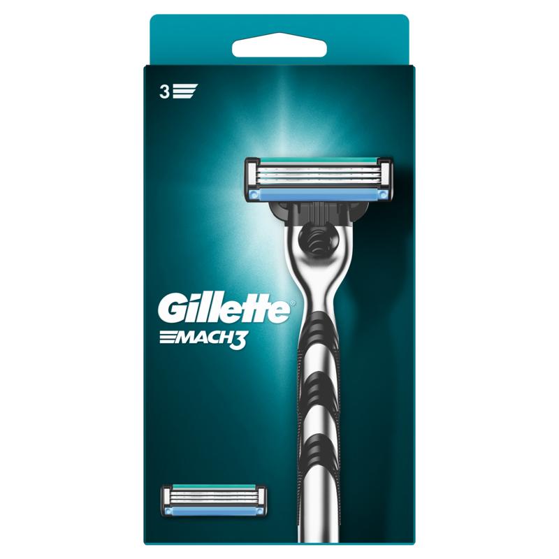 Gillette Mach3 systeem apparaat +3 mesjes 1st