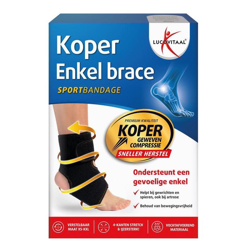 Lucovitaal Brace enkel koper 1st