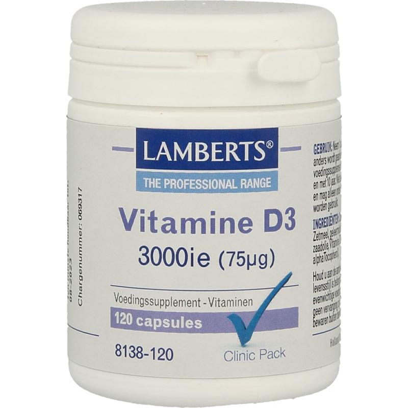 Clinicpacks Vitamine D3 3000IE 120ca