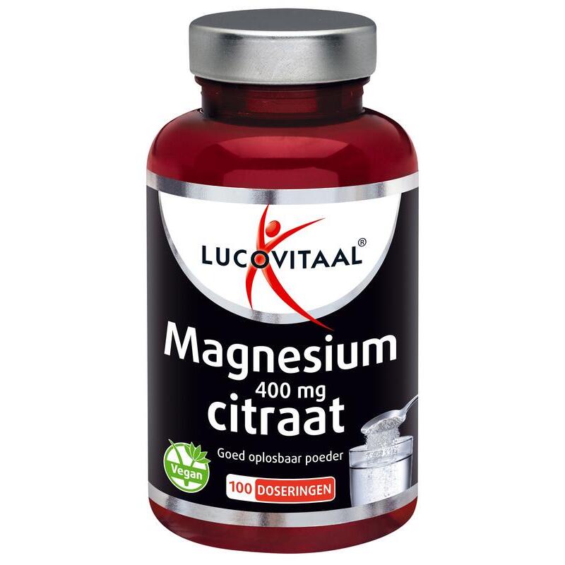 Lucovitaal Magnesium citraat 400mg poeder 250g
