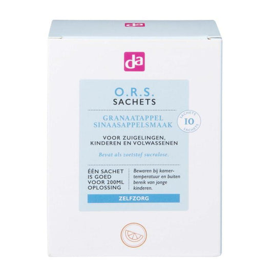 DA O.R.S. sachets sinaasappel/granaatappel 10st