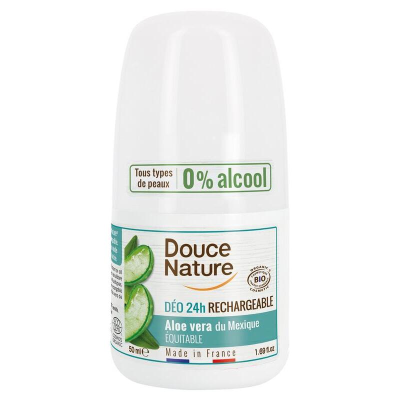 Douce Nature Deodorant roll on aloe hervulbaar 50g