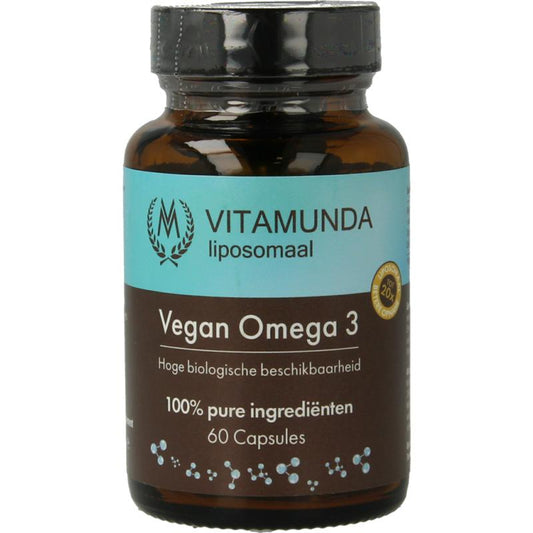 Vitamunda Liposomale vegan omega 3 60ca