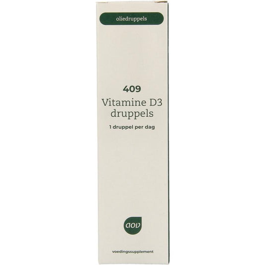 AOV 409 Vitamine D3 druppels 25 mcg 15ml