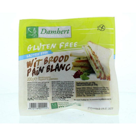 Damhert Witbrood glutenvrij 200g