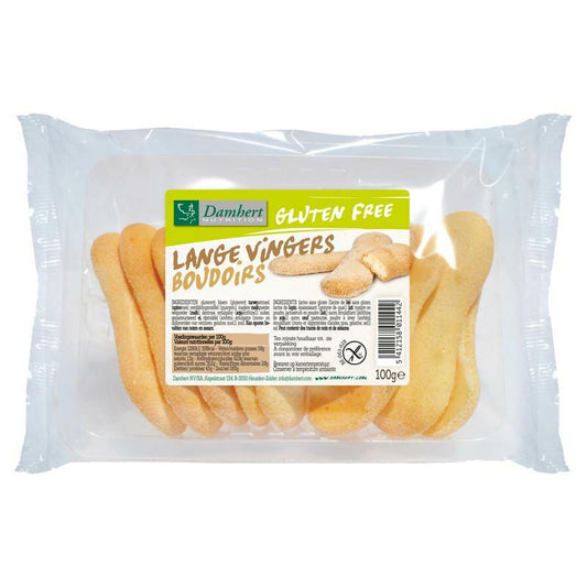 Damhert Lange vingers koekje glutenvrij 100g