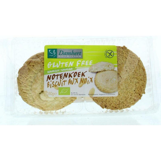 Damhert Notenkoeken glutenvrij bio 160g