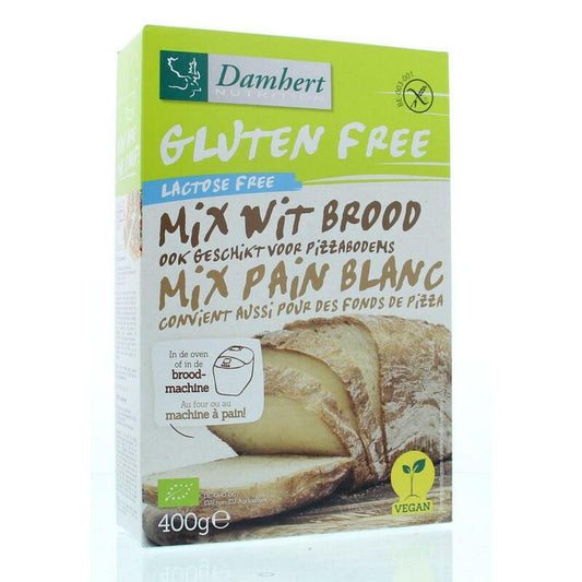Damhert Bakmix wit glutenvrij 400g