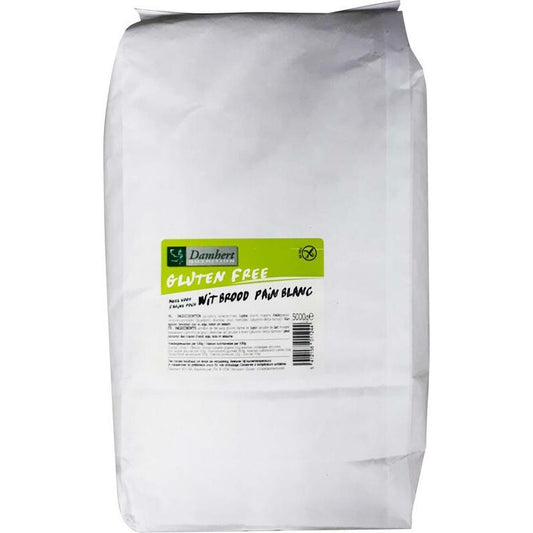 Damhert Wit brood mix glutenvrij 5000g