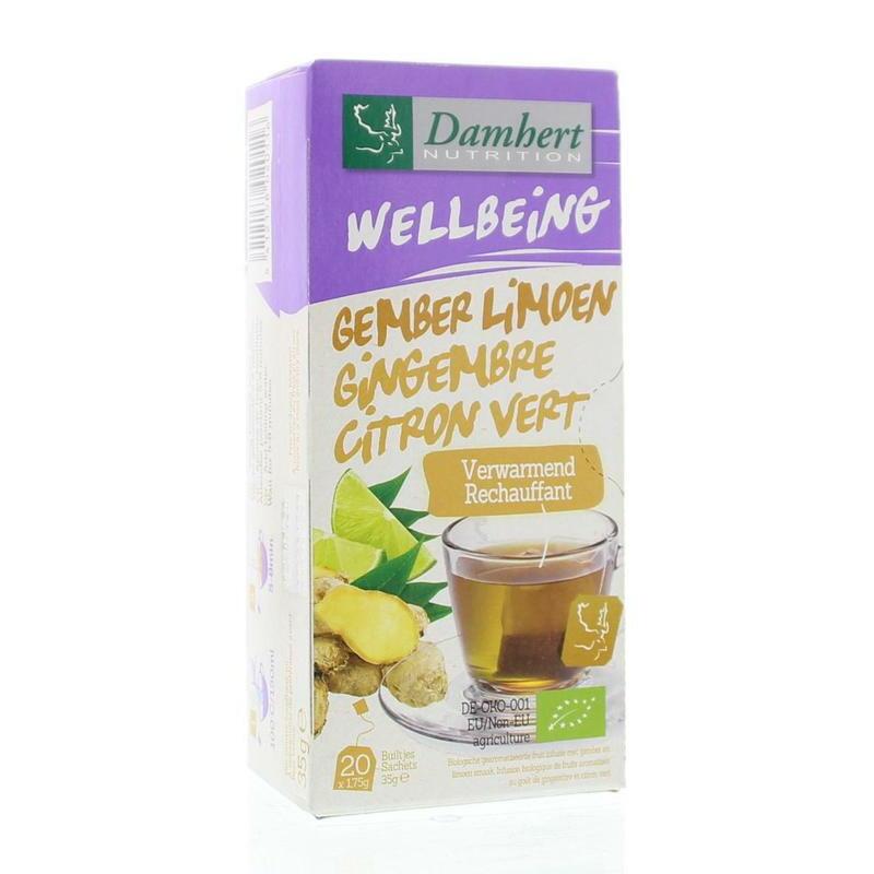 Damhert Tea time gember limoenthee bio 20st