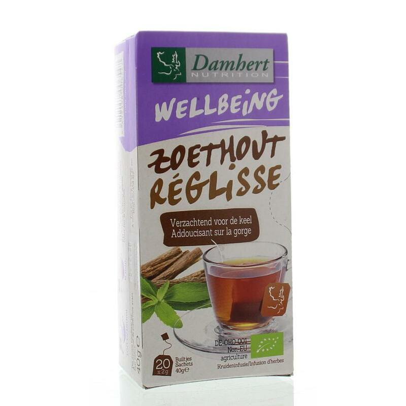 Damhert Tea time zoethout thee bio 20st