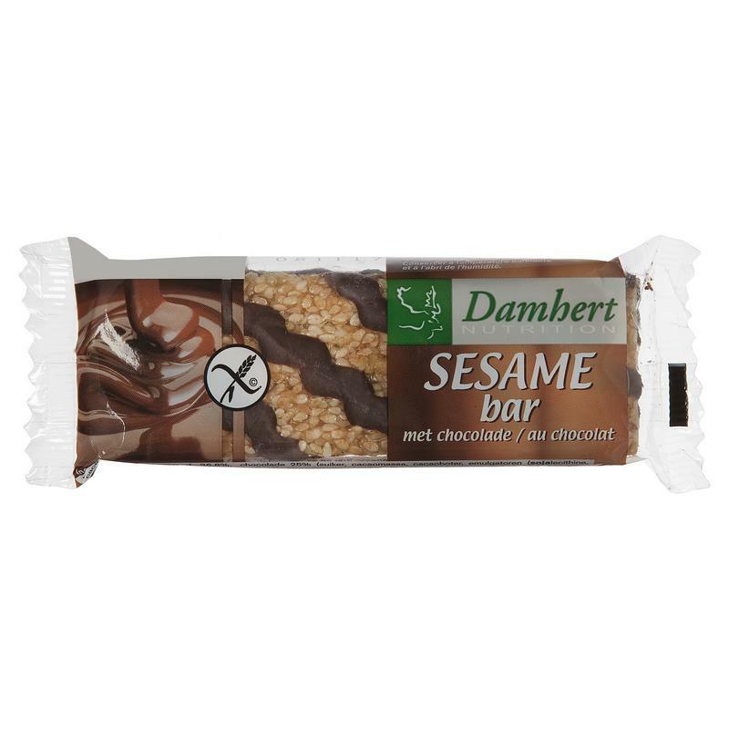 Damhert Sesambar chocolade glutenvrij 45g