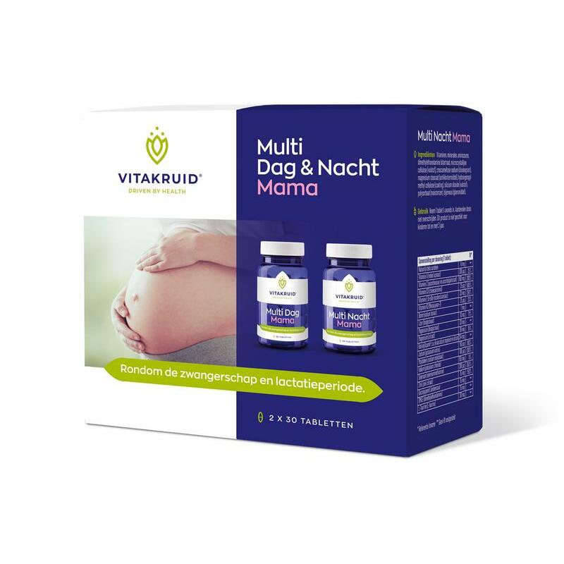 Vitakruid Multi dag & nacht mama 2 x 30 stuks 2x30st