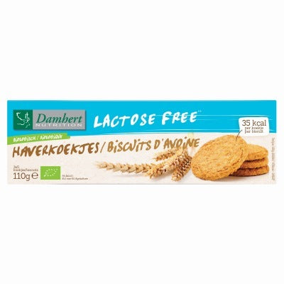 Damhert Haverkoekjes lactosevrij bio 110g