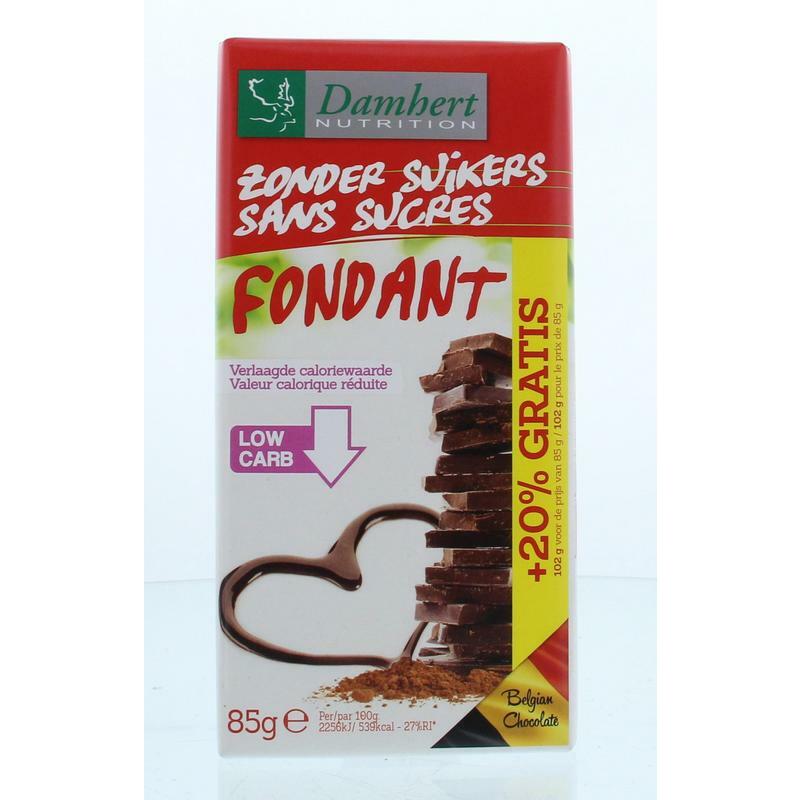 Damhert Chocoladetablet puur 85g