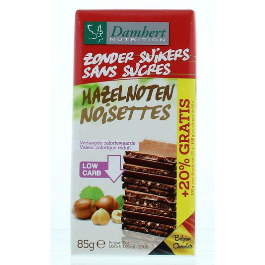 Damhert Chocoladetablet noten 85g