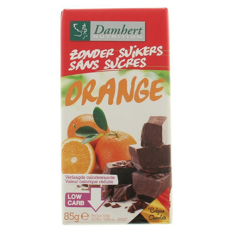 Damhert Chocoladetablet puur/sinaas 85g
