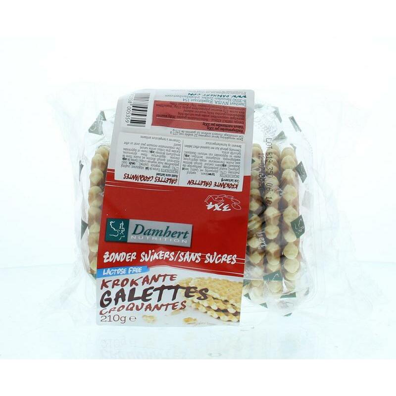 Damhert Krokante galetten lactosevrij 210g