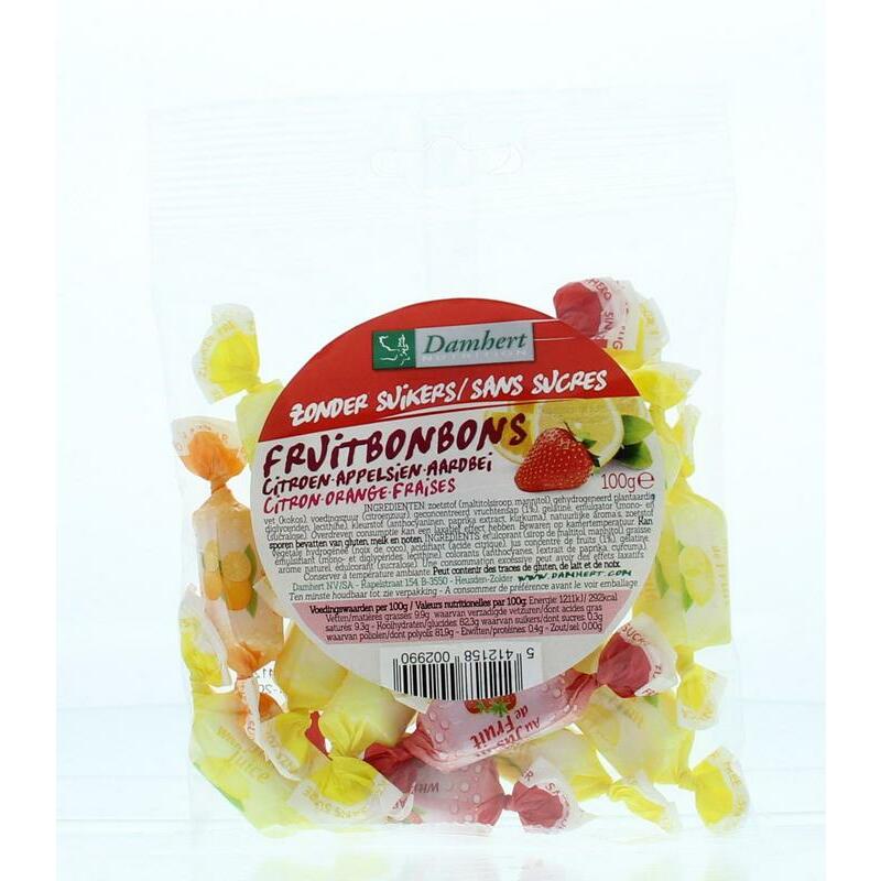 Damhert Fruittoffees 100g