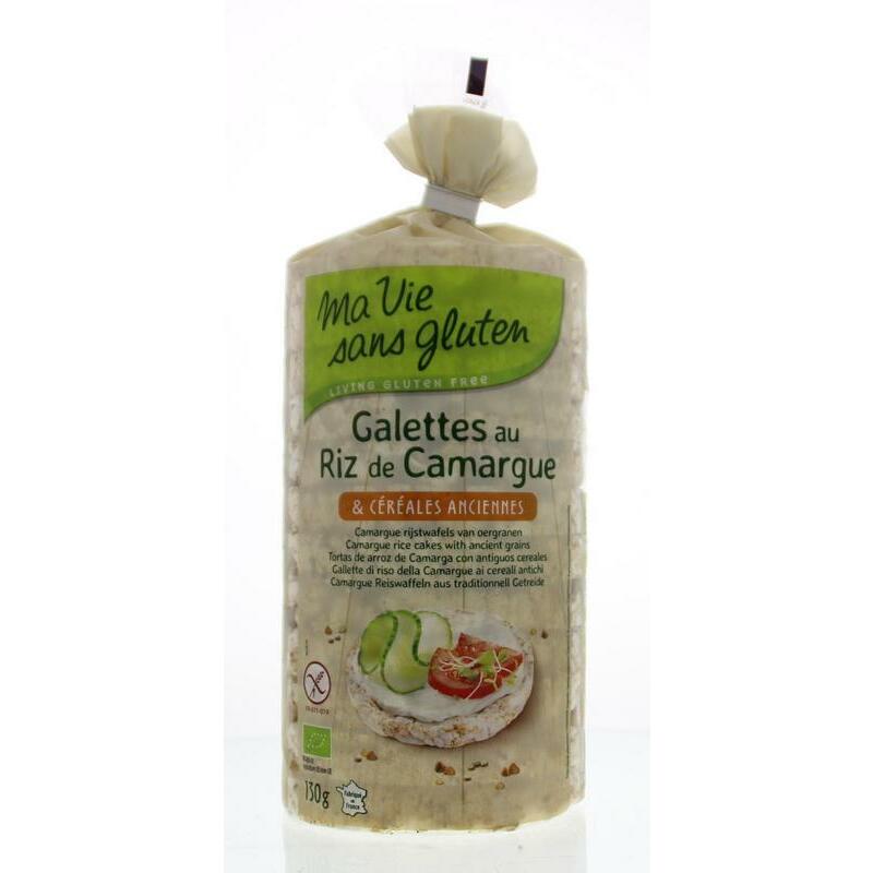 Ma Vie Sans Carmague rijstwafels met oergranen glutenvrij bio 130g
