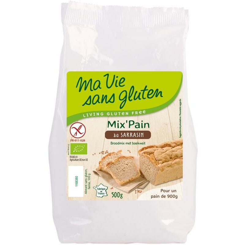 Ma Vie Sans Broodmeel met boekweit glutenvrij bio 500g