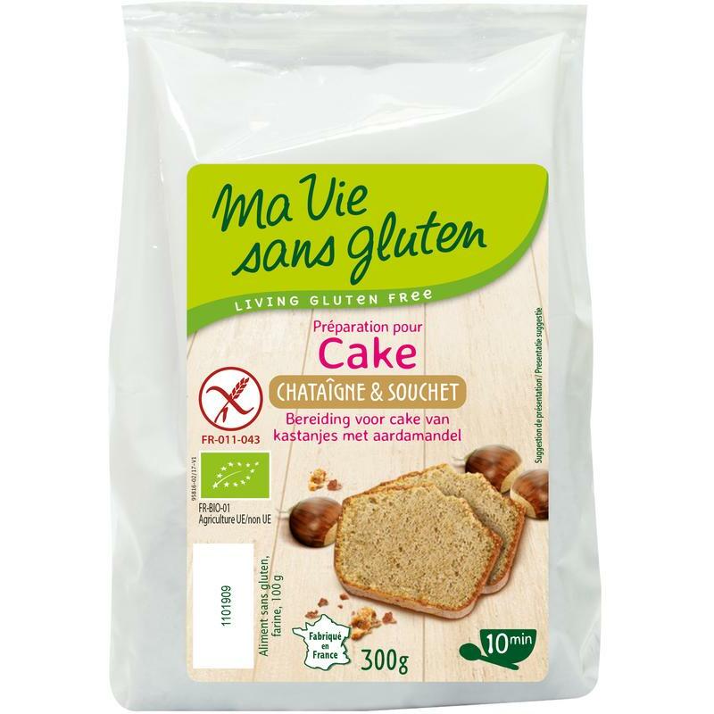 Ma Vie Sans Amandel kastanje cakemix glutenvrij bio 300g
