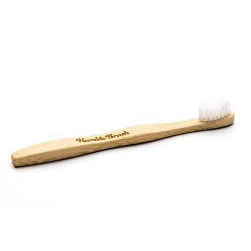 The Humble Co Tandenborstel bamboe kids wit brush soft 1st