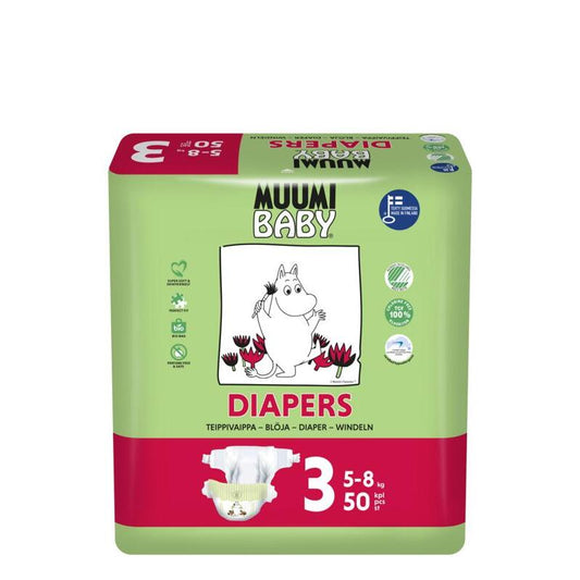 Muumi Baby Eco luiers maat 3 midi 5-8kg 50st