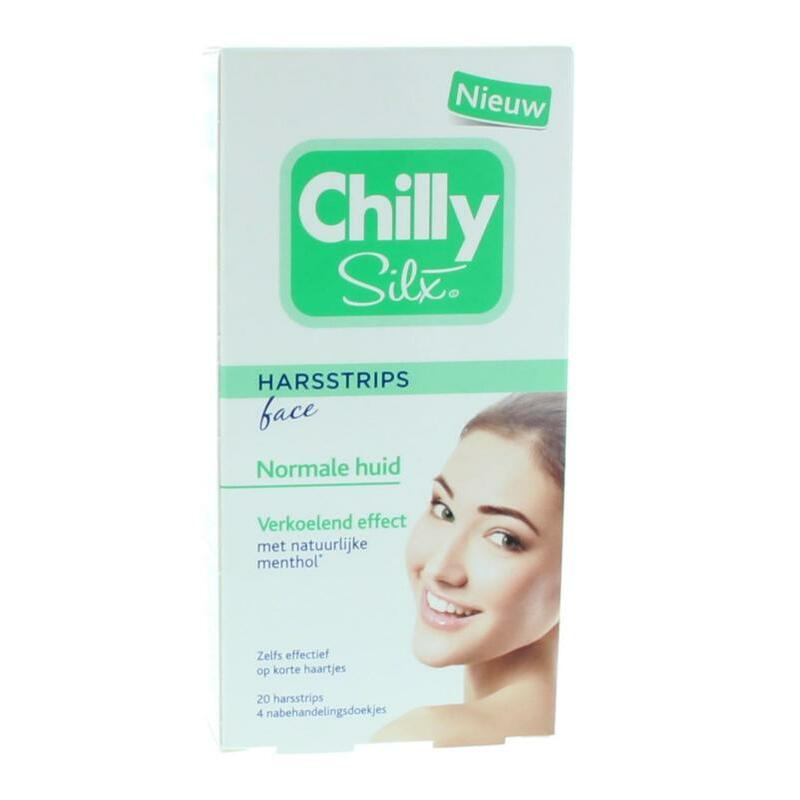 Chilly Silx Harsstrips gezicht normale huid 20st