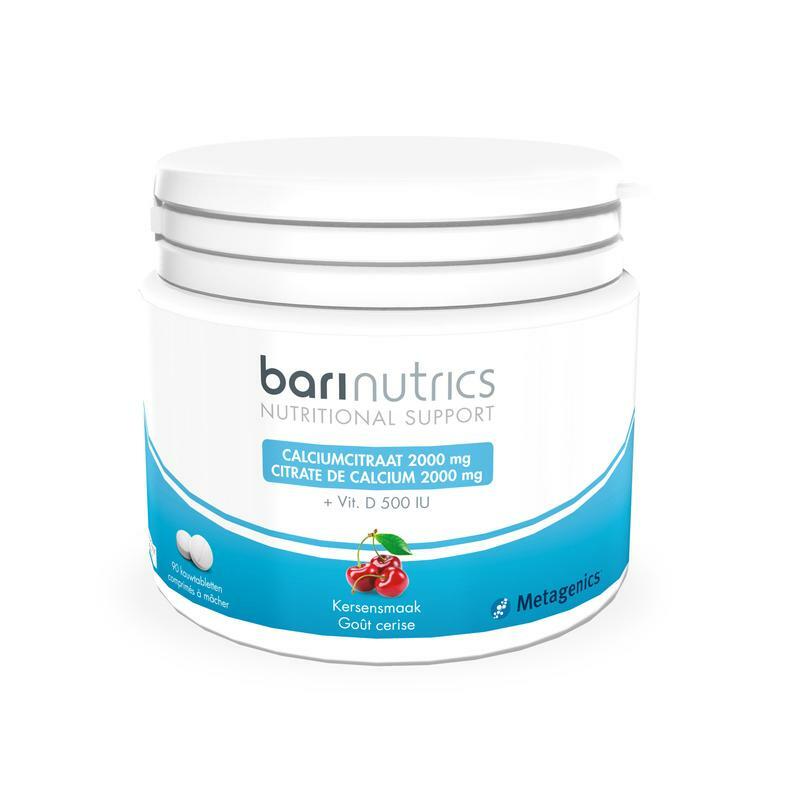 Barinutrics Calciumcitraat kers 90tb