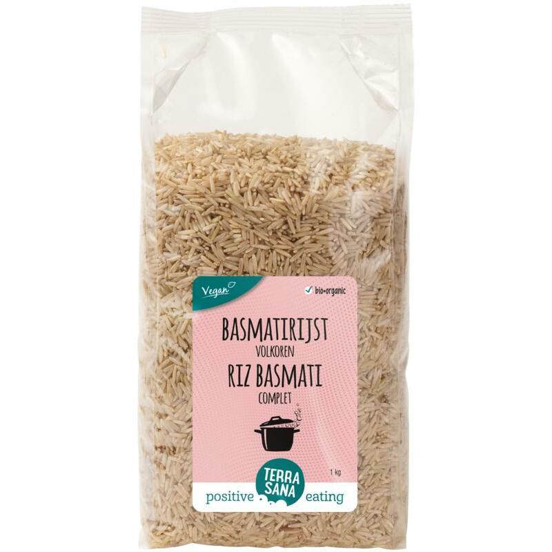 Terrasana Basmati rijst bruin bio 1000g