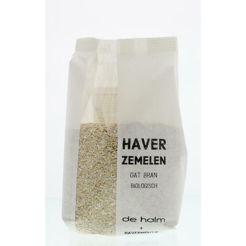 De Halm Haverzemelen bio 500g