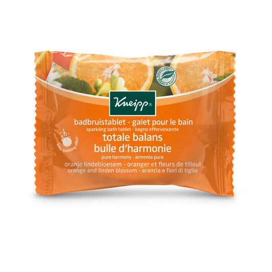 Kneipp Badbruistablet oranje lindebloesem 80g