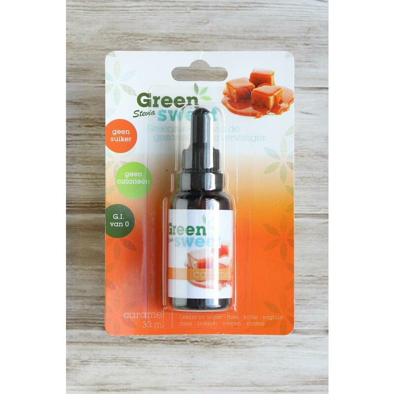 Green Sweet Stevia vloeibaar caramel 30ml