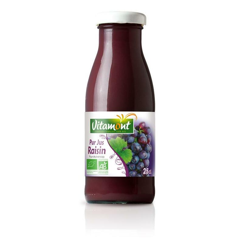 Vitamont Puur druivensap mini bio 250ml