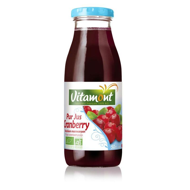 Vitamont Puur cranberry sap bio 500ml
