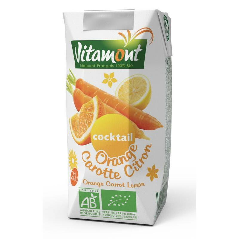 Vitamont Sinaas-wortel-citroen cocktail pak bio 200ml